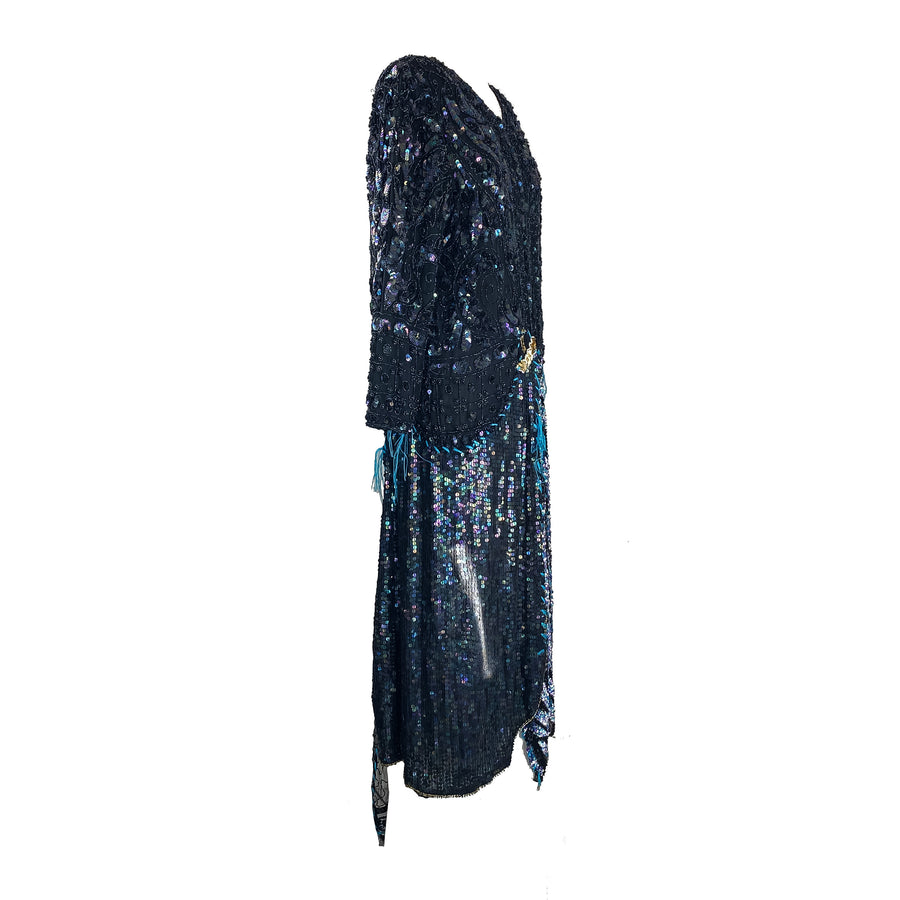 Vintage Sequin Duster Jacket Katharine Story